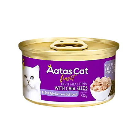 Aatas Cat Finest Diamond Dinner Tuna w/Chia Seeds 80g