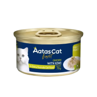 Aatas Cat Finest Fruity Feast Chicken with Kiwi in Gravy Cat Canned Food 70g Carton (24 Cans)
