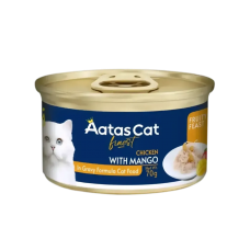 Aatas Cat Finest Fruity Feast Chicken with Mango in Gravy Cat Canned Food 70g