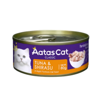 Aatas Cat Canned Food Tantalizing Tuna & Shirasu 80g