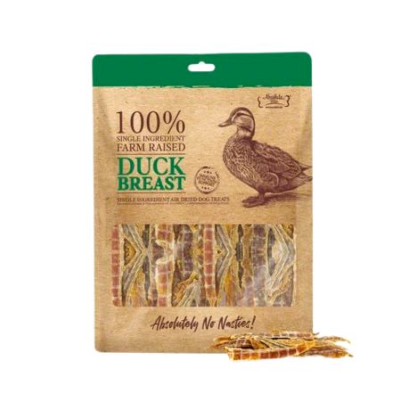 Absolute Bites Dog Treats Air Dried Duck Breast 110g