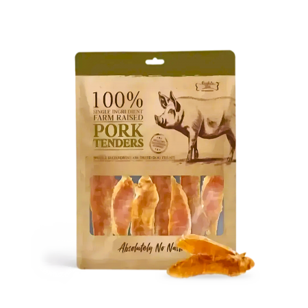 Absolute Bites Dog Treats Air Dried Pork Tenderloin 90g