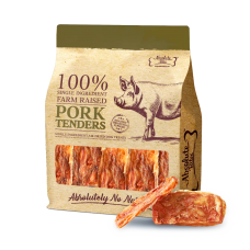 Absolute Bites Dog Treats Chew Air Dried Pork Tenderloin 250g Absolute Bites Dog Treats Chew Air Dried Pork Tenderloin 250g