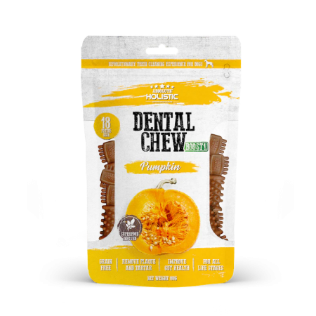 Absolute Holistic Dog Dental Multi Chew Boost Pumpkin 160g (3 Packs)