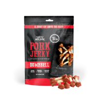 Absolute Holistic Dog Treat Jerky Pork Dumbell 100g x3