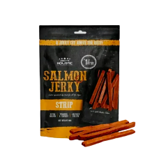 Absolute Holistic Dog Treat Jerky Salmon Strip 100g