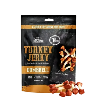 Absolute Holistic Dog Treat Jerky Turkey Dumbbell 100g x 3