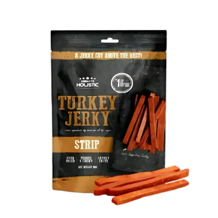 Absolute Holistic Dog Treat Jerky Turkey Strip 100g