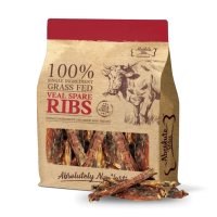 Absolute Bites Dog Treats Chew Air Dried Veal Spare Ribs 250g Absolute Bites Dog Treats Chew Air Dried Veal Spare Ribs 250g