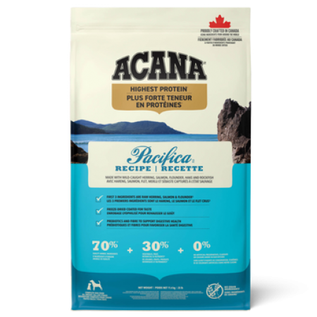 Acana Dog Dry Food Regionals Pacifica Recipe  11.4kg