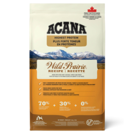 Acana Dog Dry Food Regionals Wild Prairie Recipe 11.4kg