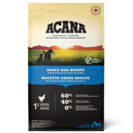 Acana Dog Food Heritage Adult Recipe 11.4kg