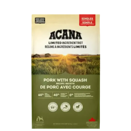 Acana Dog Dry Food Singles Yorkshire Pork Recipe 6kg