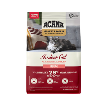 Acana Cat Dry Food Indoor Highest Protein 1.8kg