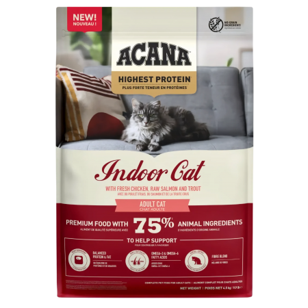 Acana Cat Dry Food Indoor Highest Protein 4.5kg