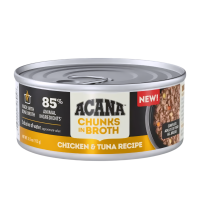 Acana Cat Canned Food Chunks In Broth Chic & Tuna 155g (12 cans)