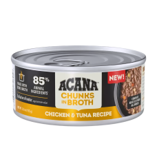 Acana Cat Canned Food Chunks In Broth Chic & Tuna 155g