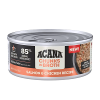 Acana Cat Canned Food Chunks In Broth Salmon & Chic 155g (12 cans)