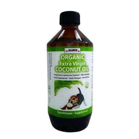 Accurate Pet Coconut Oil Organic Extra Virgin 500ml