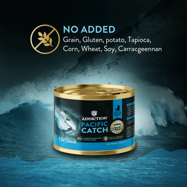 Addiction Cat Canned Food Wild Islands Pacific Catch 185g