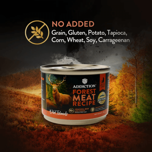 Addiction Cat Canned Food Wild Islands Forest Meat 185g