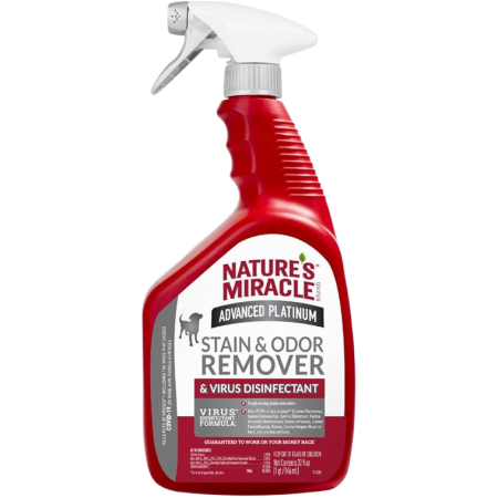 Nature's Miracle Dog  Disinfectant Eliminator Virus, Stain & Odor Remover 32oz