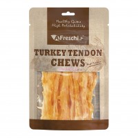 AFreschi Srl Turkey Chew Tendon Strip Dog Treat 100g (2 Packs) 