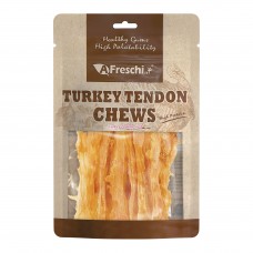 AFreschi Srl Turkey Chew Tendon Strip Dog Treat 100g