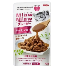 Aixia Cat Pouch Miaw Miaw Gravy Salmon 70g