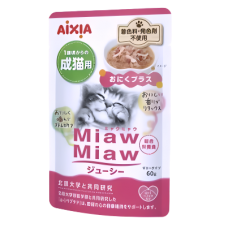 Aixia Cat Pouch Miaw Miaw Juicy Meat Plus 60g