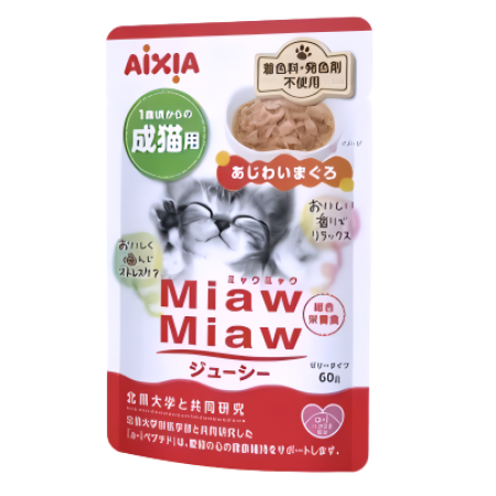 Aixia Cat Pouch Miaw Miaw Juicy Tuna 60g x12