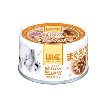 Aixia Canned Miaw Miaw Tuna w/Chic Fillet 60g (24 Cans)