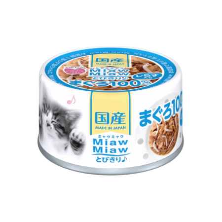 Aixia Canned Miaw Miaw Tuna w/Whitebait 60g