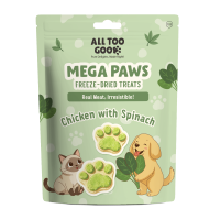 All Too Good  Mega Paws Freeze-Dried Treats Chic w/Spinach 54g