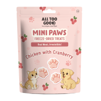 All Too Good  Mini Paws Freeze-Dried Treats Chic w/Cranberry 54g