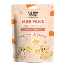 All Too Good Mini Paws Freeze-Dried Treats Salmon 54g All Too Good Mini Paws Freeze-Dried Treats Salmon 54g