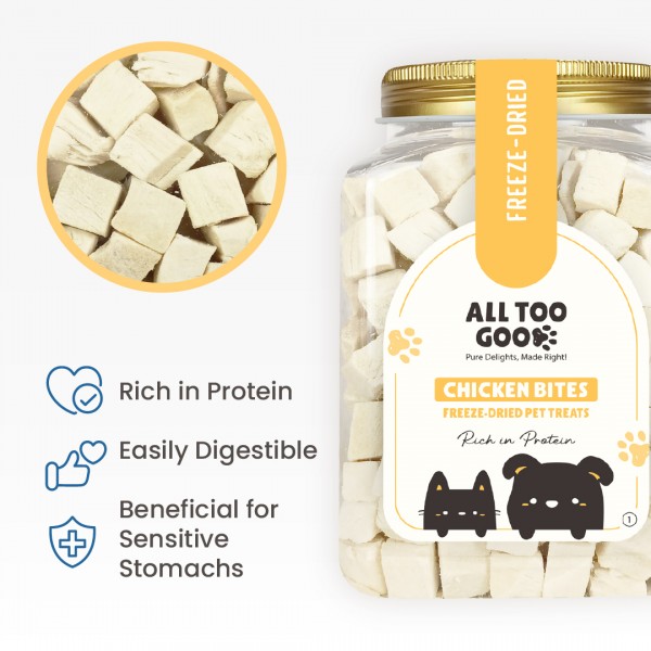 All Too Good Freeze-Dried Treats Chicken Bites 120g