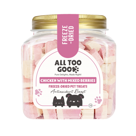 All Too Good Freeze-Dried Treats Chic w/Mixed Berries 100g