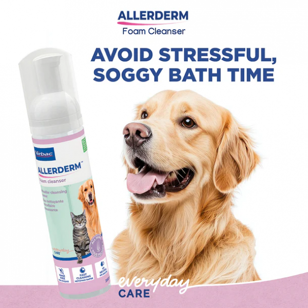 Allerderm Pets Foam Cleanser 200ml