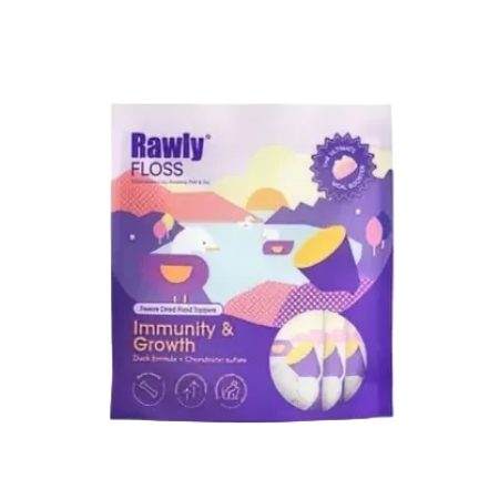 Amelisa Pet & Co Pets Rawly Floss Immunity & Growth Duck Formula 100g