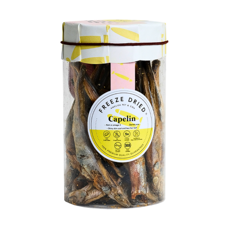 Amelisa Pet & Co Pets Rawly Bites Capelin Classic 80g (2 tubs)