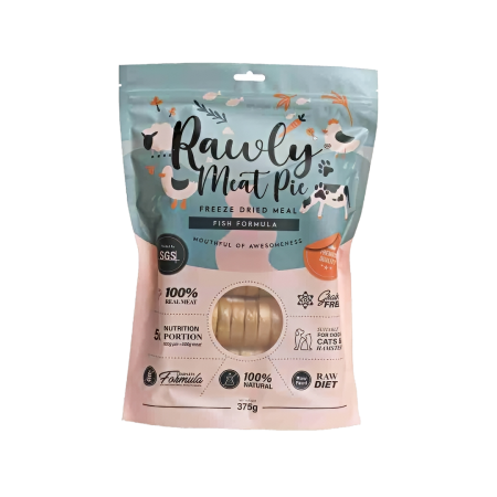 Amelisa Pet & Co Pets Freeze Dried Rawly Meat Pie Fish 375g