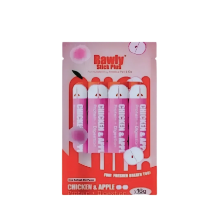Amelisa Pet & Co Pets Rawly Stick Plus Chic & Apple 4pcs
