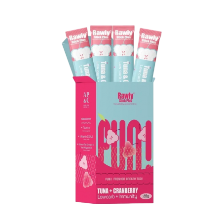 Amelisa Pet & Co Pets Rawly Stick Plus Tuna & Cranberry 22pcs