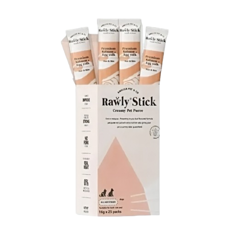Amelisa Pet & Co Pets Rawly Stick  Salmon & Egg Yolk 25pcs