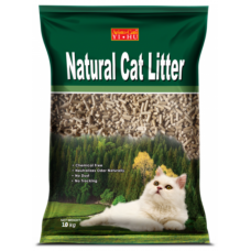 Aristo Cats Natural Cat Litter Pine Wooden Pellet 10kg (2 Packs)