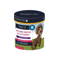 Bailey+Co Dog Beef Broth w/Blueberry Skin & Coat Health 65g Bailey+Co Dog Beef Broth w/Blueberry Skin & Coat Health 65g