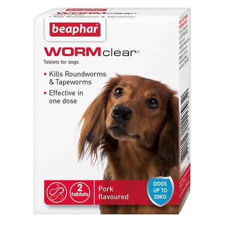Beaphar Wormer Tablets Wormclear for Small Dog (2 tabs)