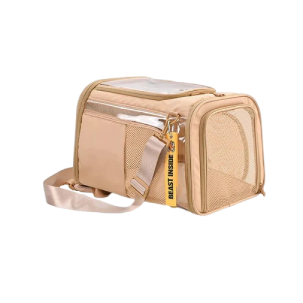 BeastInside Pet Backpack Ergonomic Carrier Maple Yellow