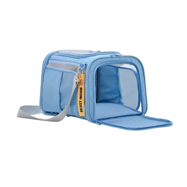 BeastInside Pet Backpack Ergonomic Carrier Aqua Blue